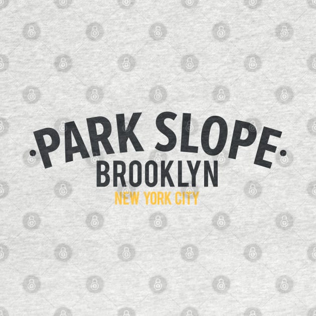 Park Slope Brooklyn NYC Neighborhood Graphic Design by Boogosh